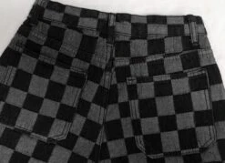 Blue Checkerboard Jeans | Haechan - NCT -Diva s Closet Haechan NCT Blue Checkerboard Jeans 4 600x435 1