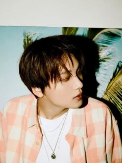 Orange Checkered Shirt | Haechan - NCT -Diva s Closet Haechan NCT Orange Checkered Shirt 3 600x800 1