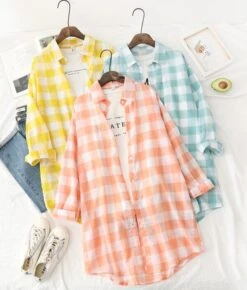 Orange Checkered Shirt | Haechan - NCT -Diva s Closet Haechan NCT Orange Checkered Shirt 4 600x704 1
