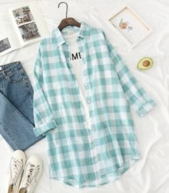 Orange Checkered Shirt | Haechan - NCT -Diva s Closet Haechan NCT Orange Checkered Shirt 6 600x684 1