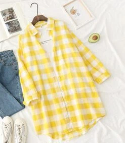 Orange Checkered Shirt | Haechan - NCT -Diva s Closet Haechan NCT Orange Checkered Shirt 7 600x685 1