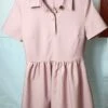Pink Collared Short Sleeve Dress | Haerin - NewJeans