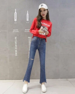 Red Brunch Sweatshirt | Hani - EXID -Diva s Closet Hani Brunch Sweater 9 600x750 1