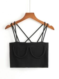 Black Cropped Top | Heejin - Loona