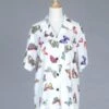 White Butterfly Print Shirt | Hueningkai - TXT -Diva s Closet Hueningkai TXT White Butterfly Print Shirt 9 600x750 1