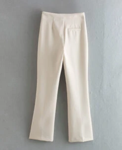 White Straight Cut Trousers | Hyuna -Diva s Closet Hyuna White Straight Cut Trouser 2 e1672052795526 600x738 1