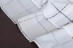 White Letter Print Long Shirt | Hyunjin - Stray Kids -Diva s Closet Hyunjin Stray Kids White Letter Print Long Shirt 4 600x398 1