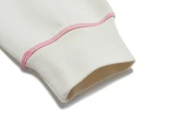 White Contrasting Topstitch Hoodie | J-Hope - BTS -Diva s Closet J Hope BTS White Contrasting Topstitch Hoodie 3 600x432 1