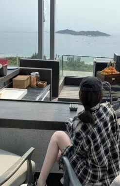 Black Distressed Plaid Shirt | Jake - Enhypen 21 Black Distressed Plaid Shirt | Jake - Enhypen -Diva s Closet Jake Enhypen Black Distressed Plaid Shirt 1