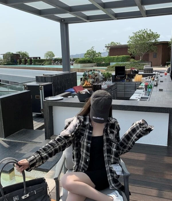 Black Distressed Plaid Shirt | Jake - Enhypen 4 Black Distressed Plaid Shirt | Jake - Enhypen - Image 2