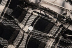 Black Distressed Plaid Shirt | Jake - Enhypen 28 Black Distressed Plaid Shirt | Jake - Enhypen -Diva s Closet Jake Enhypen Black Distressed Plaid Shirt 22 600x395 1