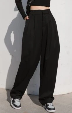 Black Wide Fit Pants | Jay - Enhypen -Diva s Closet Jay Enhypen Black Wide Fit Pants 30 600x941 1