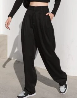 Black Wide Fit Pants | Jay - Enhypen -Diva s Closet Jay Enhypen Black Wide Fit Pants 31 600x763 1