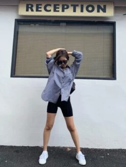 Black And White Checkered Shirt | Jennie - BlackPink 15 Black And White Checkered Shirt | Jennie - BlackPink -Diva s Closet Jennie BlackPink Black And White Checkered Shirt 3 600x798 1