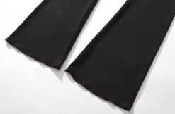 Black Side Tie Low Waisted Pants | Jennie - BlackPink -Diva s Closet Jennie BlackPink Black Side Tie Low Waisted Pants 4 600x394 1