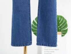 Blue "Censored" Denim Jeans | Jennie - BlackPink -Diva s Closet Jennie BlackPink Censored Denim Jeans 5 600x451 1