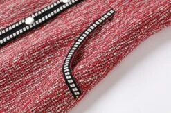 Red Tweed Collared Dress | Jennie - BlackPink 9 Red Tweed Collared Dress | Jennie - BlackPink -Diva s Closet Jennie BlackPink Red Tweed Collared Dress 2 600x397 1