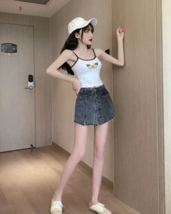 White Butterfly Crop Top | Jennie - BlackPink -Diva s Closet Jennie BlackPink White Butterfly Crop Top 6 600x749 1