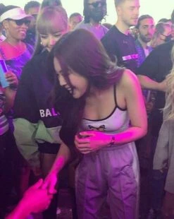 White Butterfly Crop Top | Jennie - BlackPink -Diva s Closet Jennie Meating Will Smith Butterfly Top 1 e1668797043763