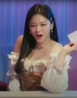 Green Floral Corset Top | Jeongyeon- Twice -Diva s Closet Jeongyeon Twice Green Floral Corset 1 600x757 1