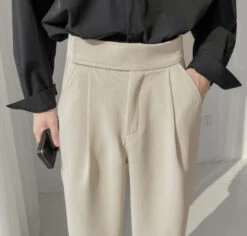 Brown Beam Feet Designed Pants | Jimin - BTS -Diva s Closet Jimin Brown Beam Feet Designed Pants 12 600x573 1