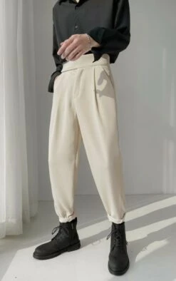 Brown Beam Feet Designed Pants | Jimin - BTS -Diva s Closet Jimin Brown Beam Feet Designed Pants 13 600x957 1