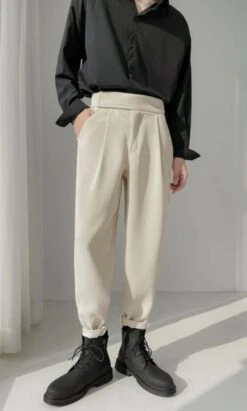 Brown Beam Feet Designed Pants | Jimin - BTS -Diva s Closet Jimin Brown Beam Feet Designed Pants 16 600x999 1