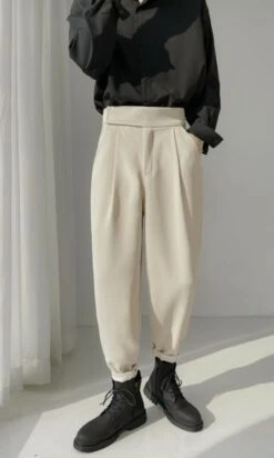 Brown Beam Feet Designed Pants | Jimin - BTS -Diva s Closet Jimin Brown Beam Feet Designed Pants 19 600x1002 1