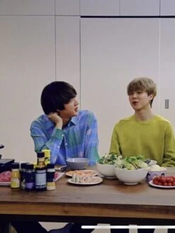 Green Plaid Button Down Shirt | Jin - BTS -Diva s Closet Jin BTS Green Plaid Button Down Shirt 1 600x800 1