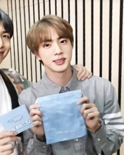 Grey Four-Bar Button-Up Shirt | Jin - BTS -Diva s Closet Jin BTS Grey Four Bar Button Up Shirt 1