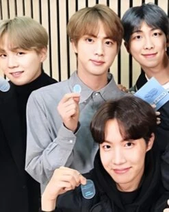 Grey Four-Bar Button-Up Shirt | Jin - BTS -Diva s Closet Jin BTS Grey Four Bar Button Up Shirt 7 600x751 1