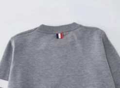 Grey Sweatshirt With Stripe Detail | Jin - BTS -Diva s Closet Jin BTS Grey Sweatshirt With Stripe Detail 7 600x441 1