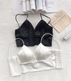 Black Silk Cropped Top | Jisoo -BlackPink -Diva s Closet Jisoo BlackPink Black Silk Cropped Top 5 600x682 1