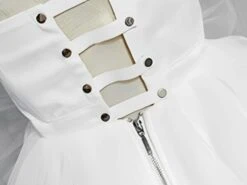 White Tulle Flower Embellished Dress | Jisoo - BlackPink -Diva s Closet Jisoo BlackPink White Tulle Flower Embellished Dress 1 600x449 1