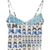 Blue Butterfly V-Neck Camisole | Joy - Red Velvet -Diva s Closet Joy Red Velvet Butterfly V Neck Camisole 16