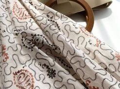 Beige Paisley Long Sleeve Shirt | Jungkook - BTS -Diva s Closet Jungkook BTS Beige Paisley Long Sleeve Shirt 8 600x445 1