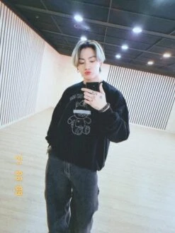 Black Cat-Printed Crew Neck Sweatshirt | Jungkook - BTS 9 Black Cat-Printed Crew Neck Sweatshirt | Jungkook - BTS -Diva s Closet Jungkook BTS Black Cat Printed Crew Neck Sweatshirt 1 600x800 1