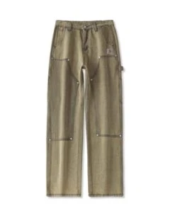 Green Washed Paneled Jeans | Jungkook - BTS -Diva s Closet Jungkook BTS Green Washed Panelled Jeans 6 600x748 1