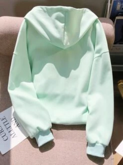Mint Green Drawstring Hoodie | Jungkook - BTS -Diva s Closet Jungkook BTS Mint Green Drawstring Hoodie 2 600x806 1