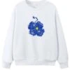 White Flower Print Sweatshirt | Junkyu - Treasure -Diva s Closet Junkyu Treasure White Flower Print Sweatshirt 1 600x750 1