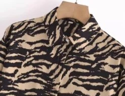 Brown Leopard Print Button-Up Shirt | Jurin - XG 15 Brown Leopard Print Button-Up Shirt | Jurin - XG -Diva s Closet Jurin XG Brown Leopard Print Button Up Shirt 3 600x465 1