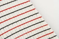 White Collared Stripe Dress | Kazuha - Le Sserafim 28 White Collared Stripe Dress | Kazuha - Le Sserafim -Diva s Closet Kazuha Le Sserafim White Collared Stripe Dress 7 600x401 1