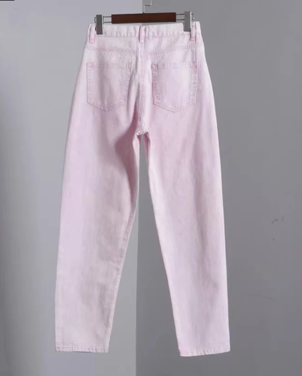 Pink Dyed Boyfriend Jeans | Kyujin - NMIXX 4 Pink Dyed Boyfriend Jeans | Kyujin - NMIXX - Image 2