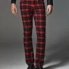 Red Plaid Retro Pants | LeeKnow - Stray Kids -Diva s Closet LeeKnow Stray Kids Red Plaid Retro Pants 3 600x750 1