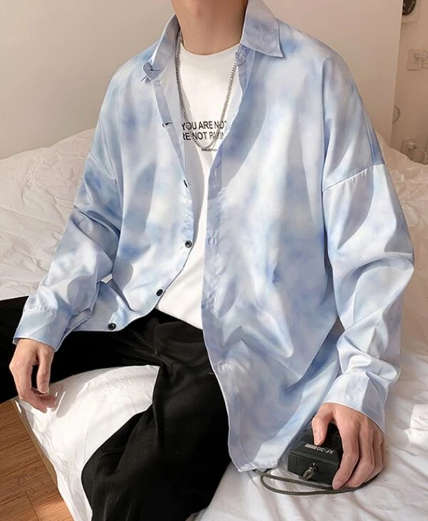 Light Blue Cloud Shirt | Suga - BTS 4 Light Blue Cloud Shirt | Suga - BTS - Image 2
