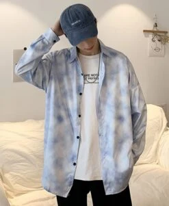 Light Blue Cloud Shirt | Suga - BTS 17 Light Blue Cloud Shirt | Suga - BTS -Diva s Closet Light Blue Cloud Shirt Suga BTS 7 600x731 1