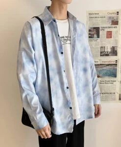 Light Blue Cloud Shirt | Suga - BTS 19 Light Blue Cloud Shirt | Suga - BTS -Diva s Closet Light Blue Cloud Shirt Suga BTS 9 600x730 1