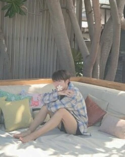 Light Blue Plaid Shirt | Renjun - NCT -Diva s Closet Light Blue Plaid Shirt Renjun NCT Idol 600x750 1