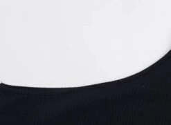 Black One Side Off-Shoulder Crop Top | Lisa - BlackPink -Diva s Closet Lisa BlackPink Black One Side Off Shoulder Crop Top 4 600x440 1