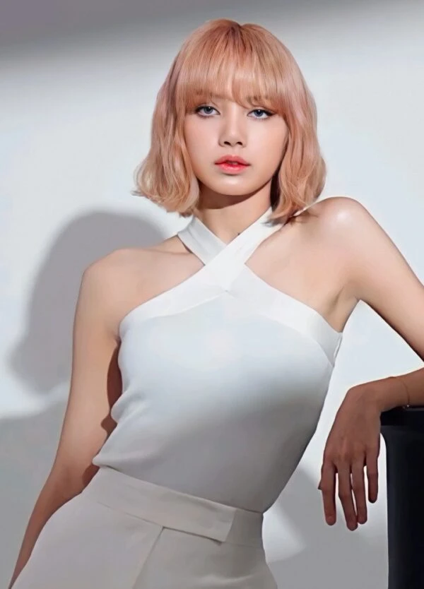 White Criss Cross Tank Top | Lisa - BlackPink 17 White Criss Cross Tank Top | Lisa - BlackPink - Image 15